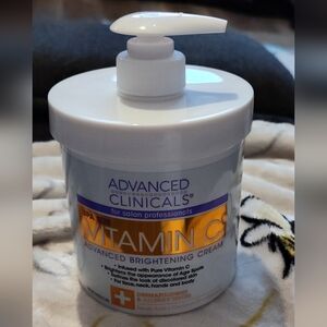 NEW! Advanced Clinicals Vitamin C Cream 16oz ea